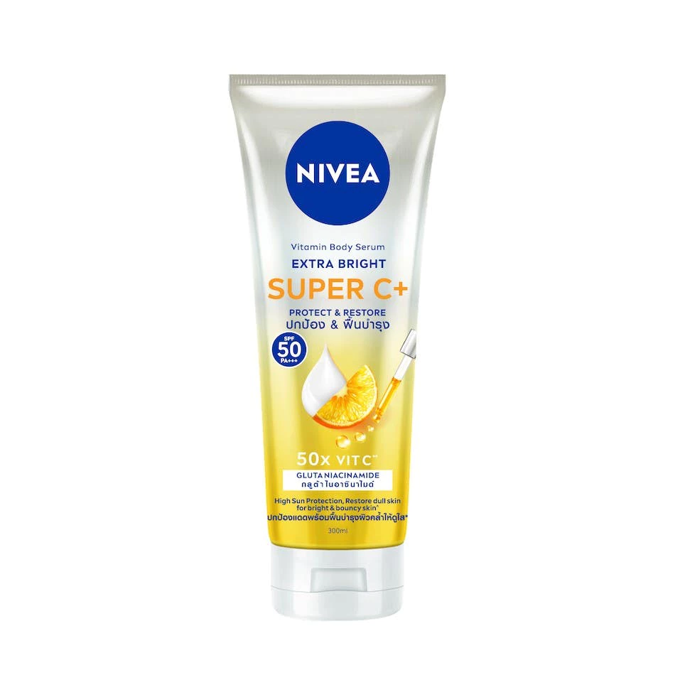 Nivea Extra Bright Vitamin Serum/Lotion - Super C+ Serum / 180ml
